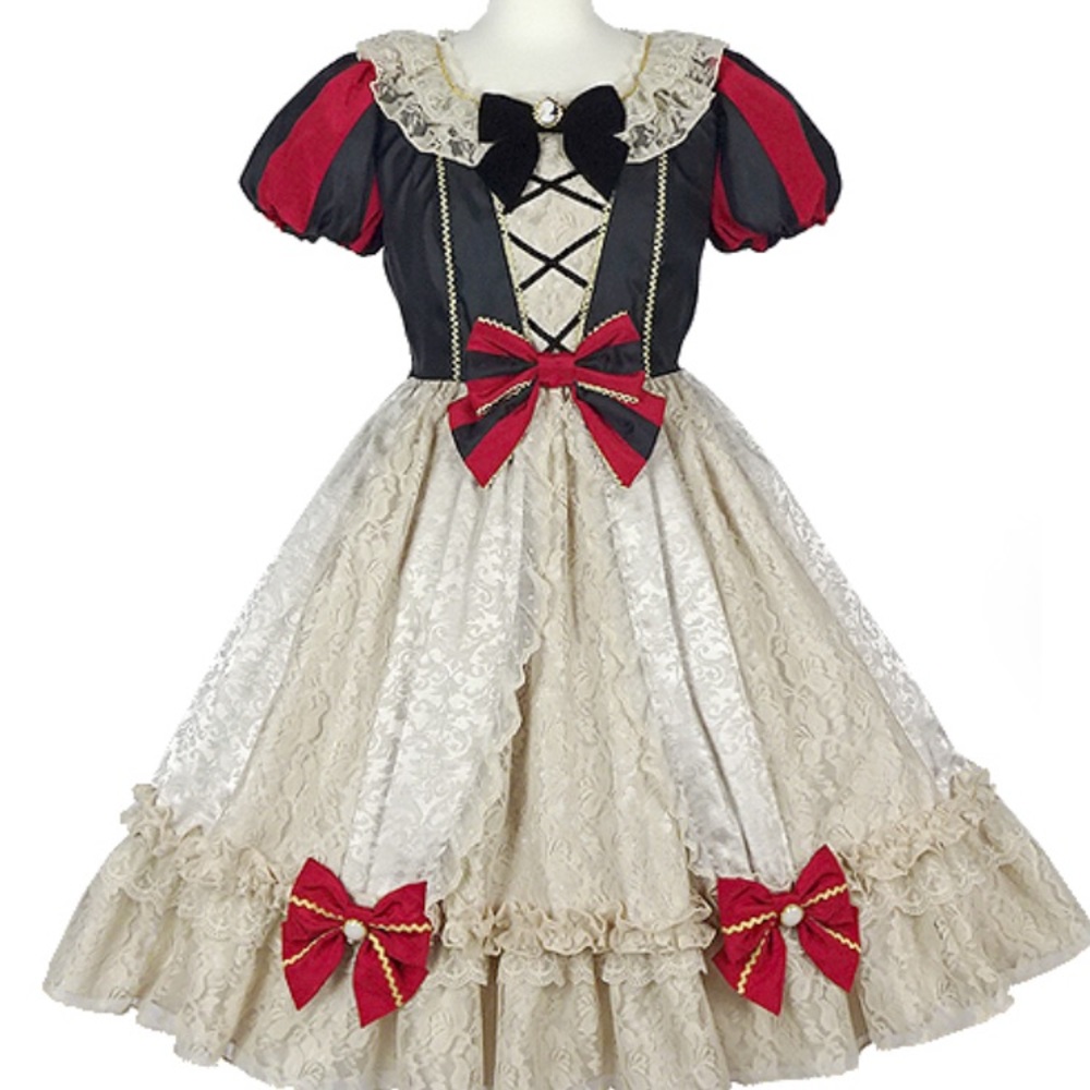 Live action Snow White Angelic pretty Snow White princess dress lolita harajuku